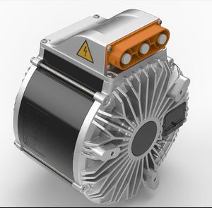 Render of a high voltage electric motor